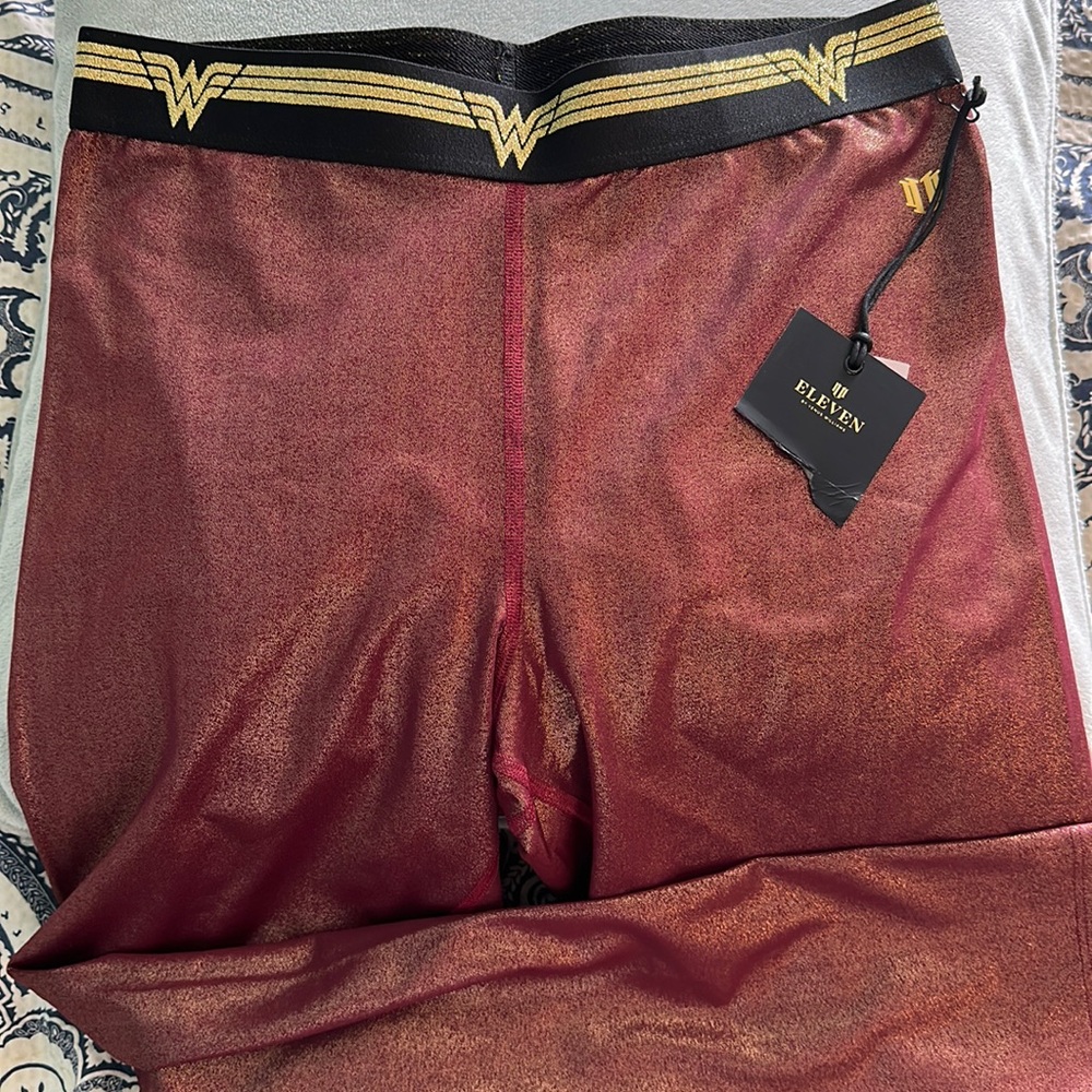 Venus Williams Wonder Woman Red Leggings Size Large - Picture 3 of 8